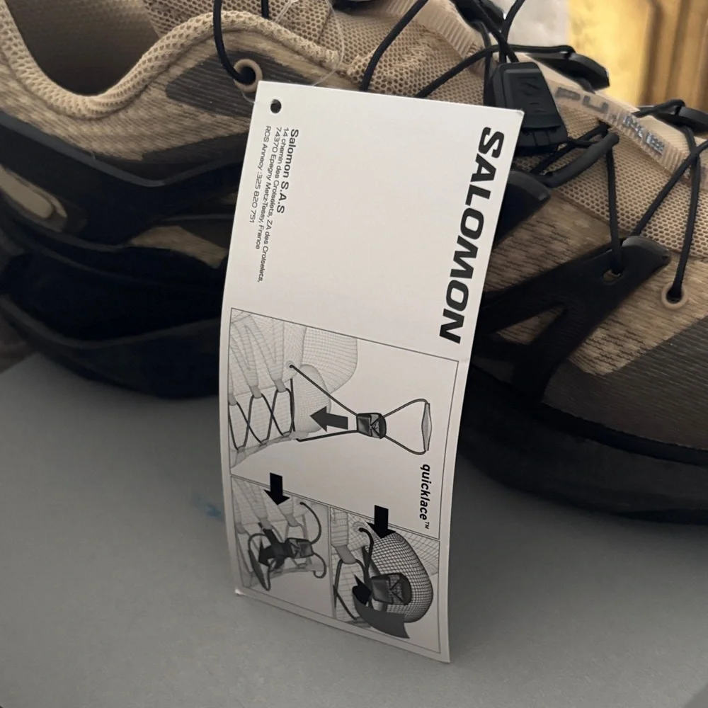 Salomon Athletic Shoes in Tan and Black - Picture 4 of 6